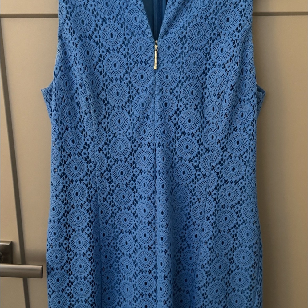Lilly Pulitzer Blue Crochet Dress